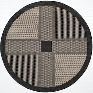 Nuu Garden Round Outdoor Rug SO02, UV resistant, mats