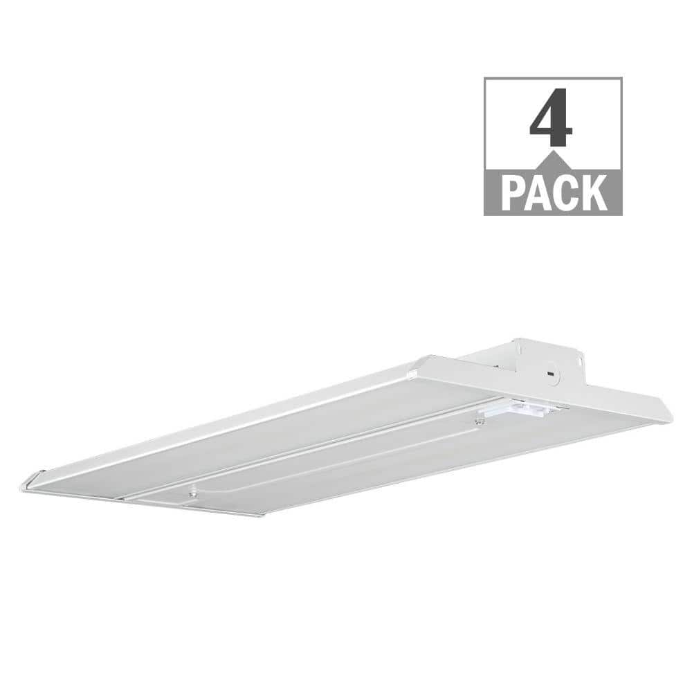 4-Pack 2 ft. 400-Watt Equivalent Motion Sensor LED White High Bay Light 5000K Daylight 18,000LM Adjustable Hold Times price history on PriceWatchPro