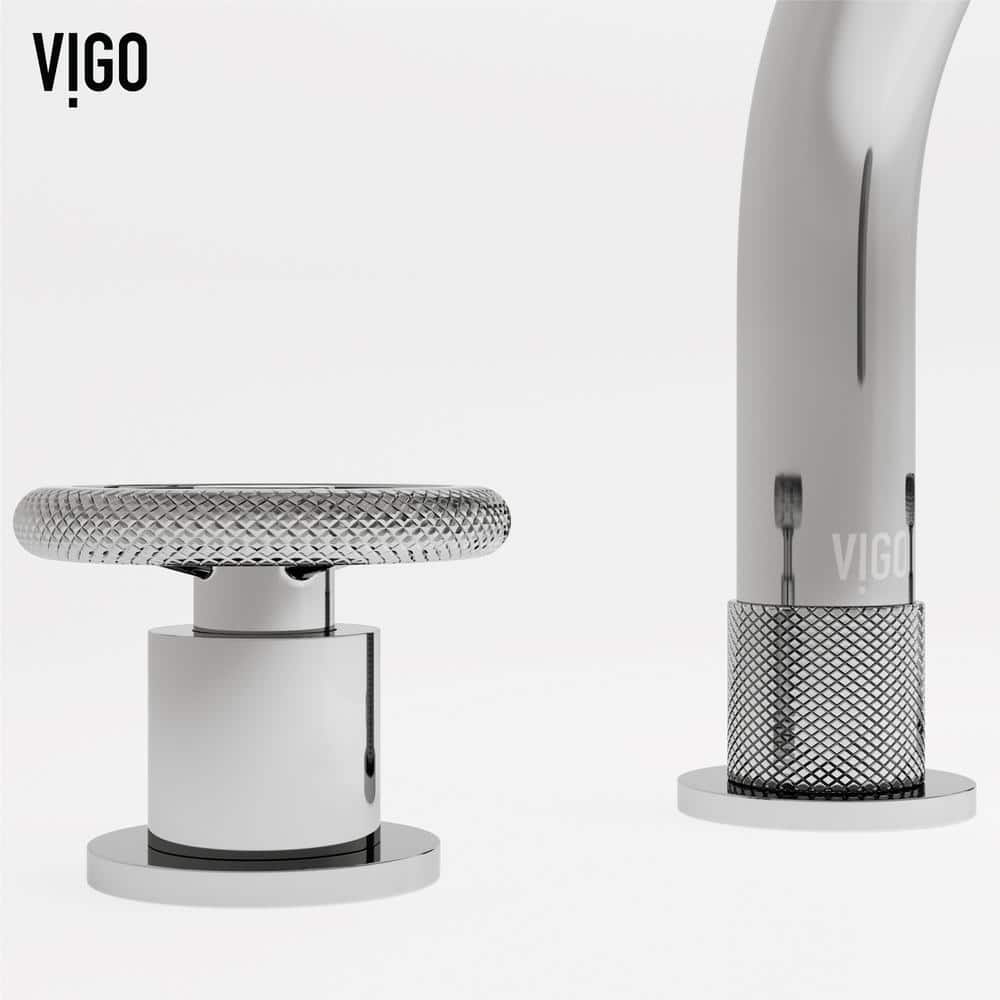 Wythe Chrome 8.5" Widespread Bathroom Faucet with Two Handles