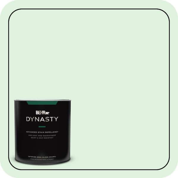 BEHR DYNASTY 1 qt. #P400-1 Mischievous Semi-Gloss Enamel Interior Stain-Blocking Paint & Primer