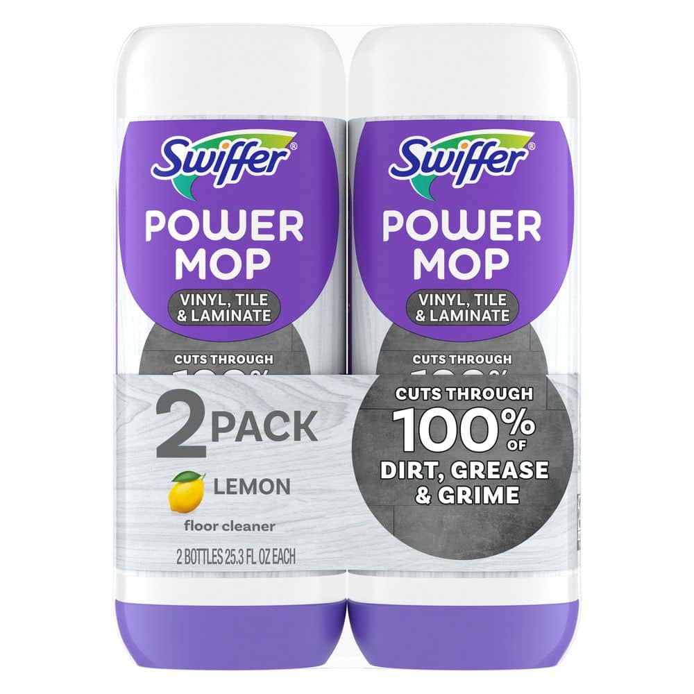 Swiffer Power Mop 25.3 oz. Lemon Scent Multi-Surface Floor Cleaner