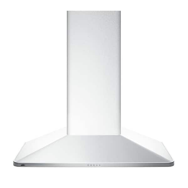 Summit Appliance 36 in. Convertible Wall Mount Range Hood in Stainless Steel with 2 Charcoal Filters, ADA Compliant