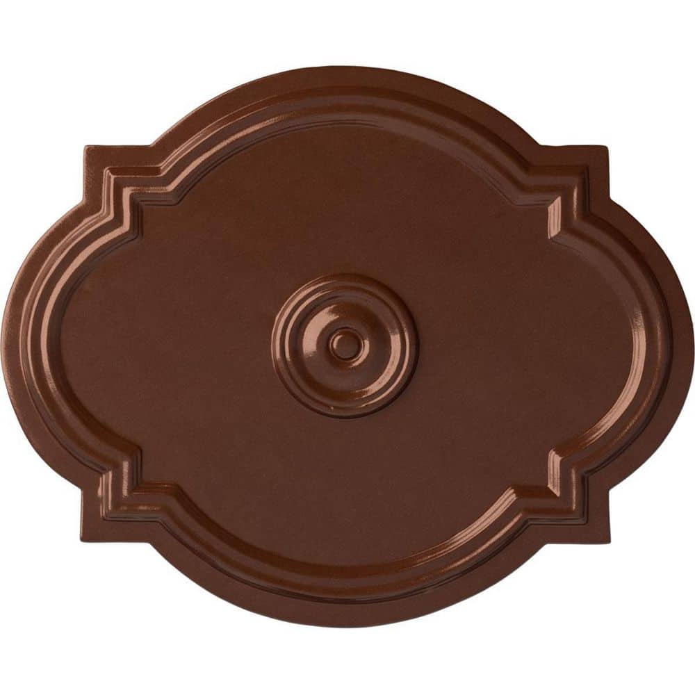 1 in. x 21-1/4 in. x 17-3/8 in. Polyurethane Waltz Ceiling Medallion, Copper Penny price history on PriceWatchPro