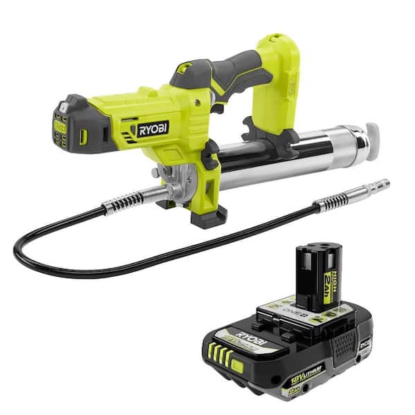 ONE+ 18V Cordless Grease Gun with FREE 2.0 Ah HIGH PERFORMANCE Battery