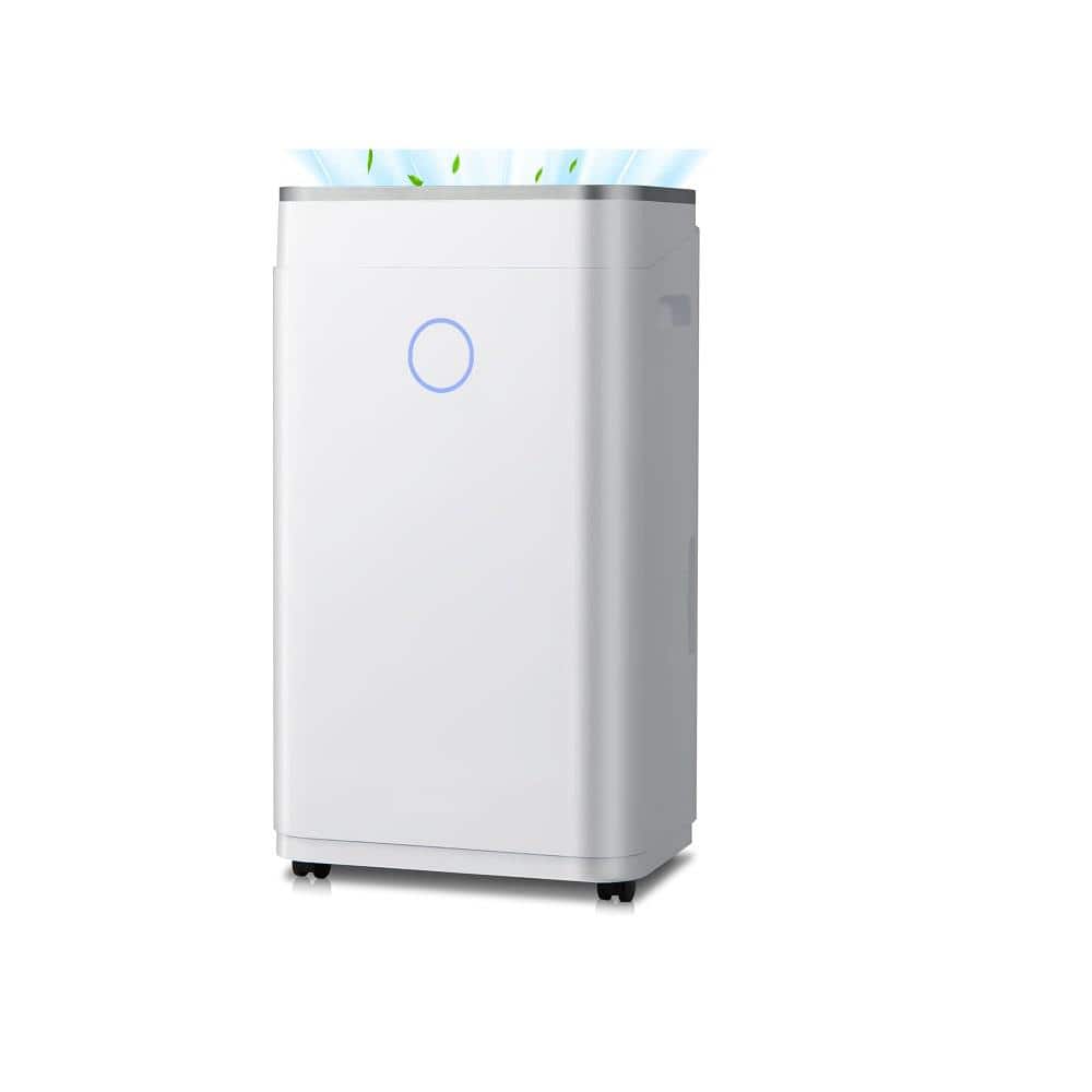 60 pt. 4000 sq.ft. Dehumidifier with 3 Modes LED Touch Control Panel 24H Timer in. White price history on PriceWatchPro