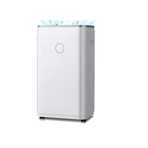 60 pt. 4000 sq.ft. Dehumidifier with 3 Modes LED Touch Control Panel 24H Timer in. White