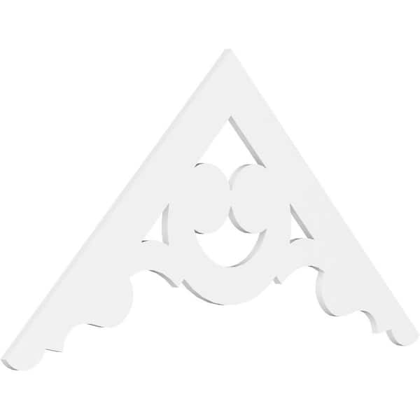 Ekena Millwork Robin 1 in. D x 36 in. W x 72 in. L Signature Urethane Gable Pediment