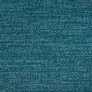 Essence - Teal - Green 13.2 ft. 47.19 oz. Polyester Pattern Installed Carpet