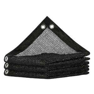 16 ft. x 16 ft. 50% Black Shade Cloth, Heavy Duty Grommets Shade for Greenhouse, Garden, Patio, Pergola