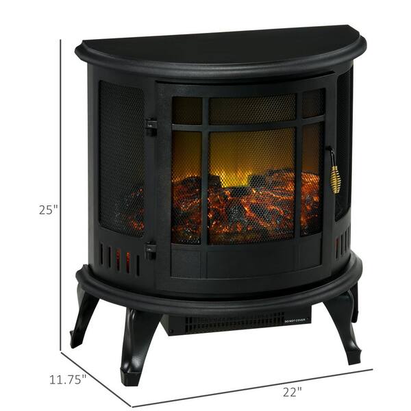 ToolCat 22 in. Freestanding Electric Fireplace 1500-Watt