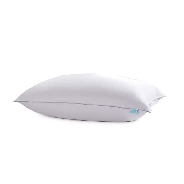 MARTHA STEWART 400 Thread Count White Down Soft Bed Neck Pillow King Size並行輸入品