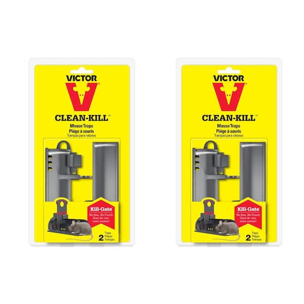 Victor Humane Clean-Kill No-Touch Non-Toxic Mouse Trap (2-Pack)