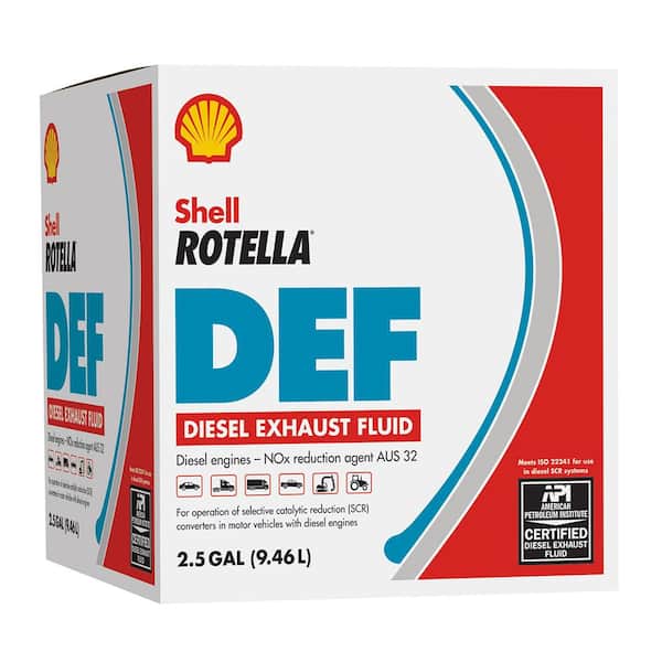 Shell Rotella 2.5 Gal. Rotella Diesel Exhaust Fluid (DEF) 550045835 - The  Home Depot