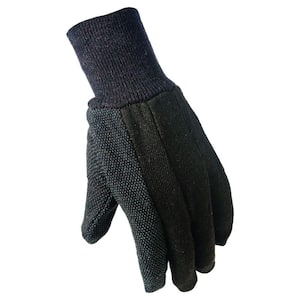 Medium Brown Cotton Jersey with Mini- DotsGloves