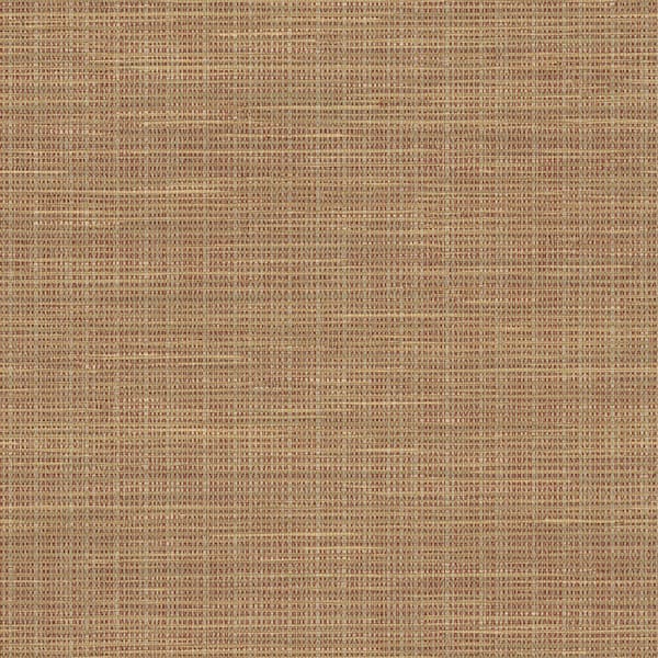 Chesapeake Kent Red Faux Grasscloth Paper Strippable Roll Wallpaper (Covers 56.4 sq. ft.)
