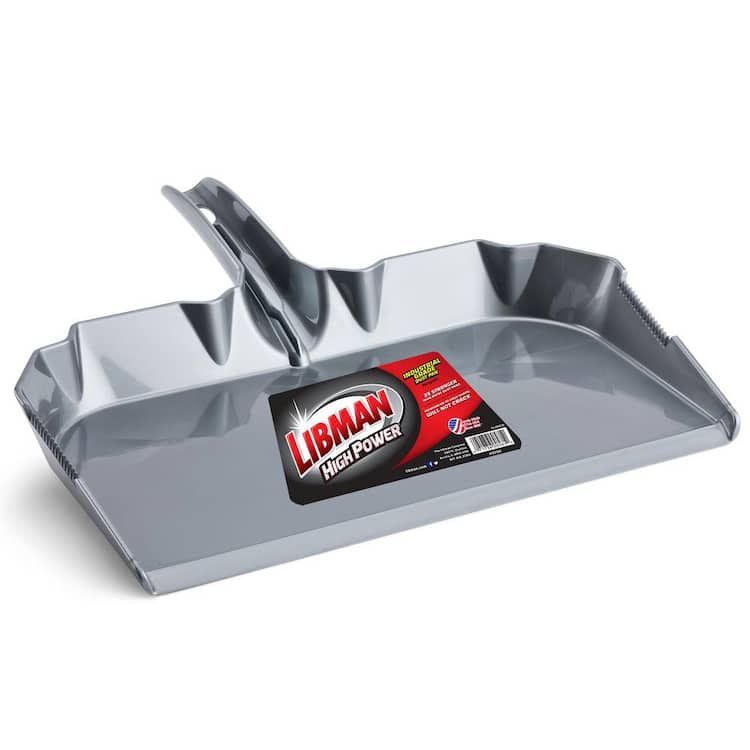 Libman Extra Wide 17 in. High Power Industrial Grade Dust Pan