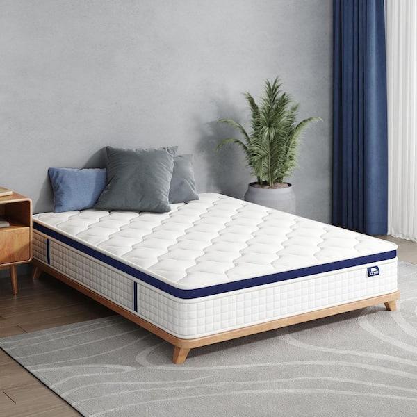 Full Size Medium Hybrid Memory Foam 12 in. Bed-in-a-Box Mattress