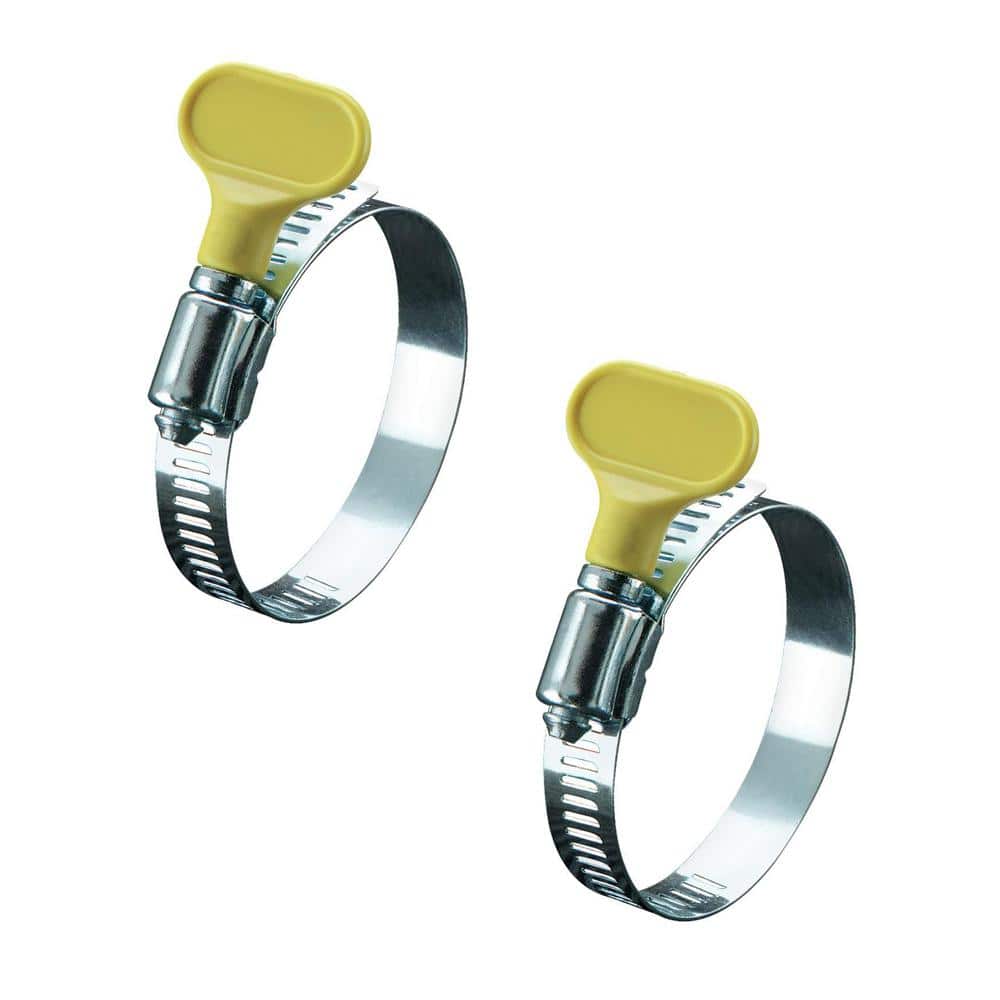 Everbilt 2-1/2 - 4-1/2 in. Turn-Key Dryer Vent Clamp (2-Pack) 5Y0649B ...