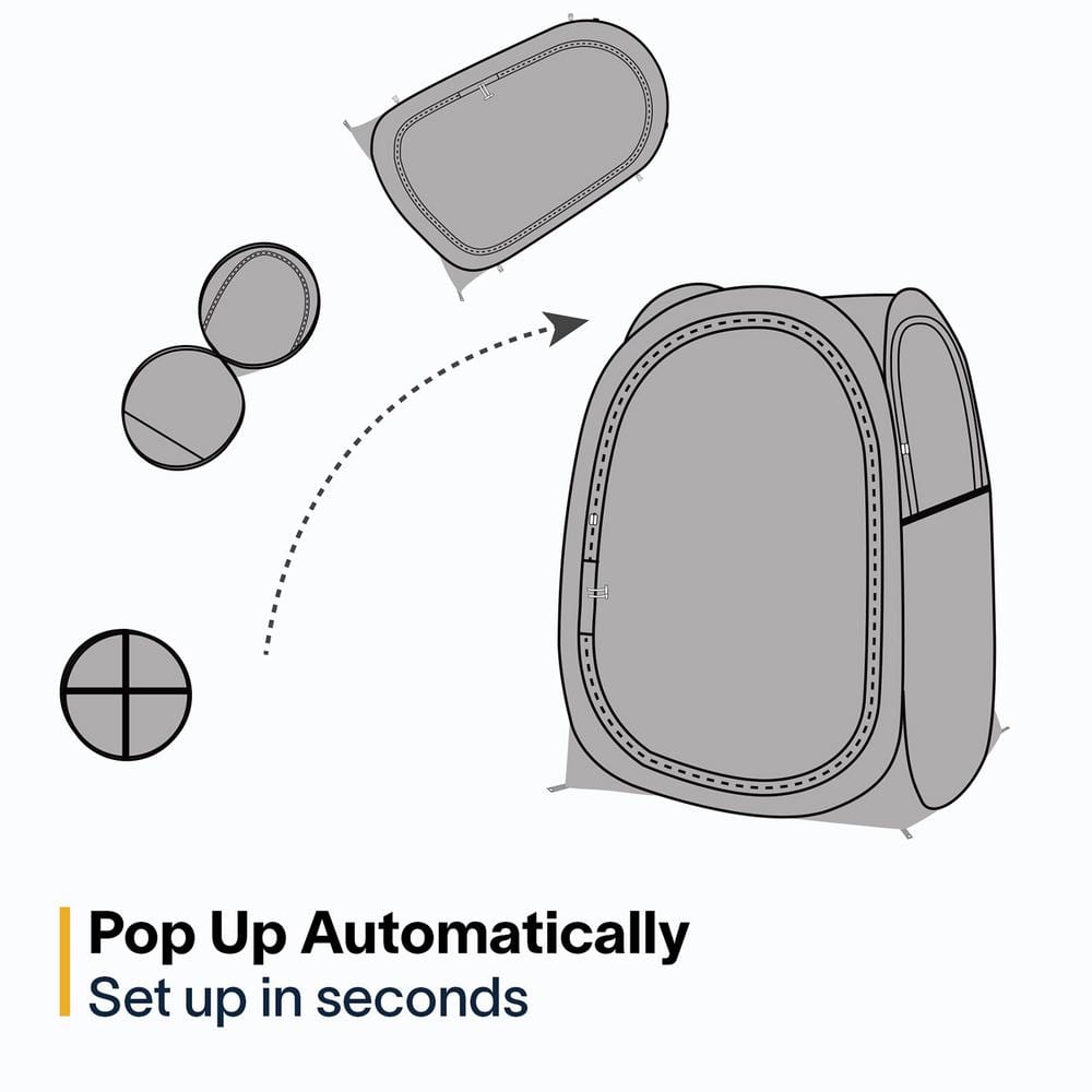 Alvantor 2-Person Pop-Up Bubble Tent with Hooks