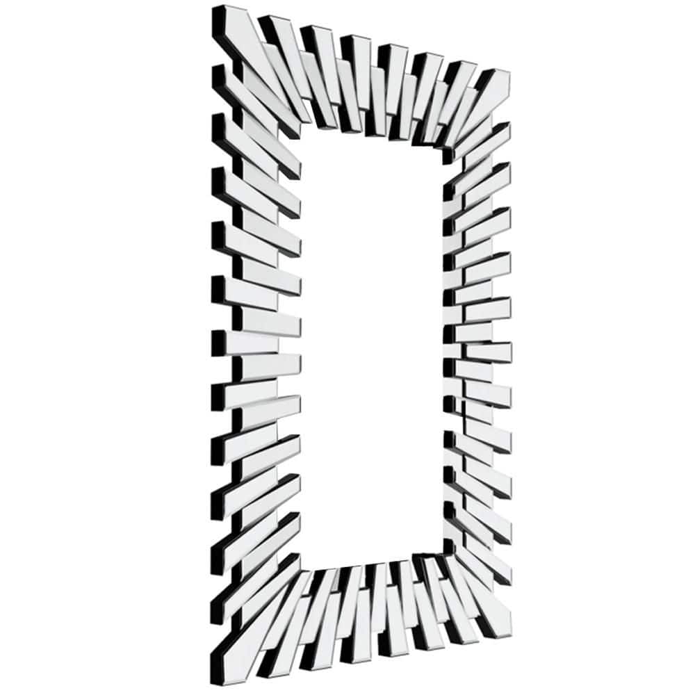 26 in. W x 39.4 in. H Irregular Frameless Mirror Wall Mirror Wall Decor Mir