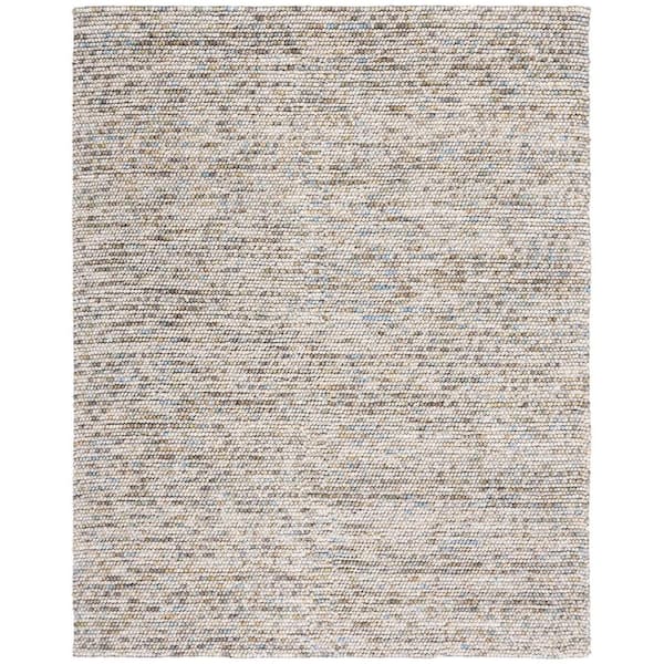 Natura 10 ft. x 14 ft. Ivory/Multi Solid Area Rug