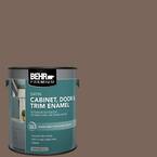 BEHR PREMIUM 1 gal. #AE-5 Chocolate Brown Satin Enamel Interior