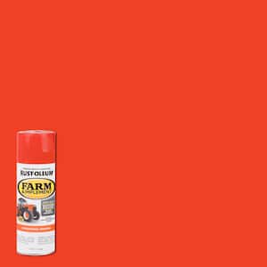 12 oz. Farm Equipment Gloss Husqvarna Orange Enamel Spray Paint (6-Pack)