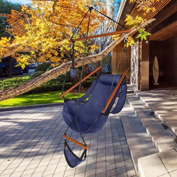VINGLI 47 in. Upgraded Unique Hammock Hang in.g Sky Chair, Air