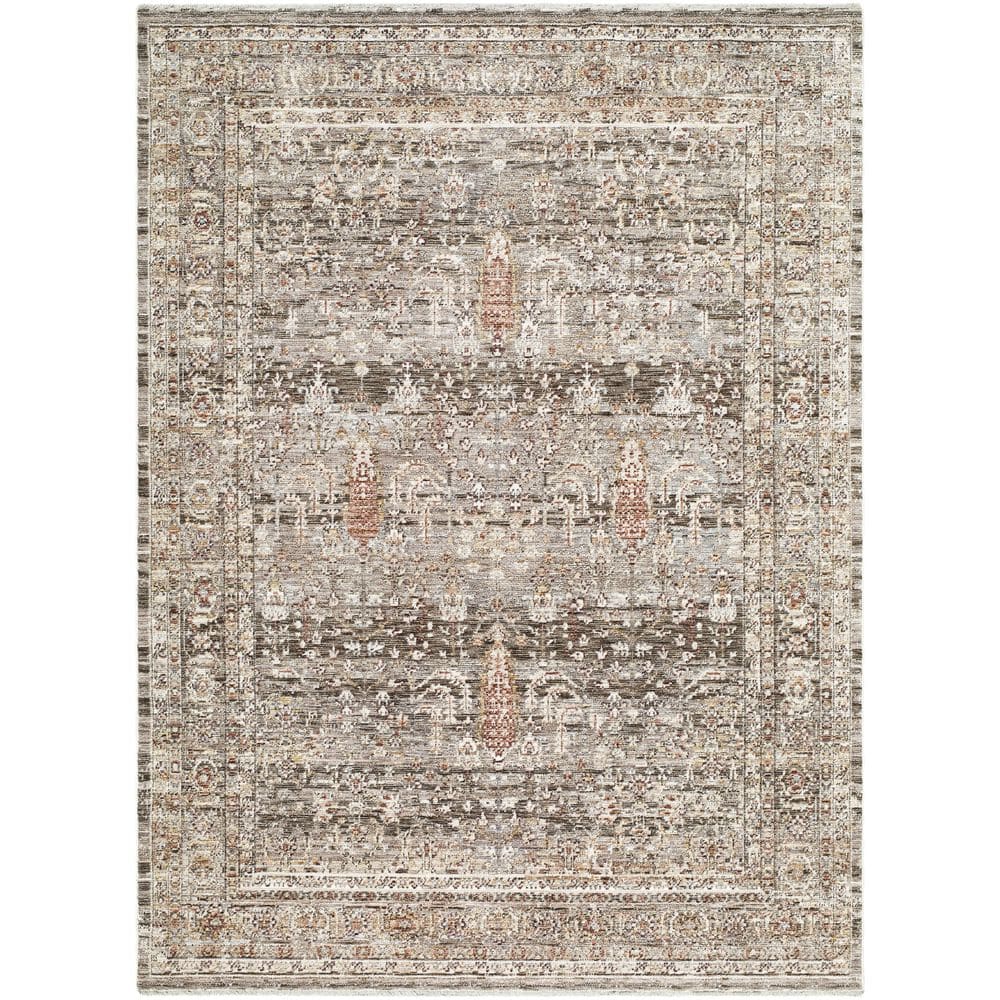 Mansfield MFD-2301 7 ft. x 10 ft. Brown Machine Woven Area Rug price history on PriceWatchPro