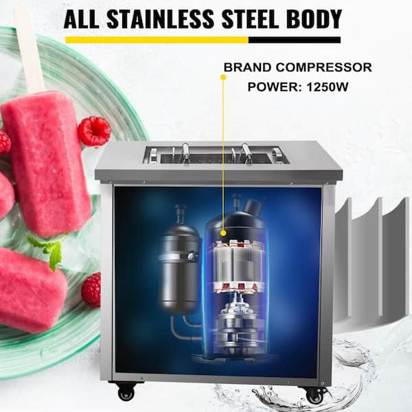 40Pcs Stainless Steel Popsicle Molds, DIY Large Capacity Popsicle Machine  Commercial Ice Pop Molds Ice Cream Maker, Lolly Popsicle Frozen Ice Cream