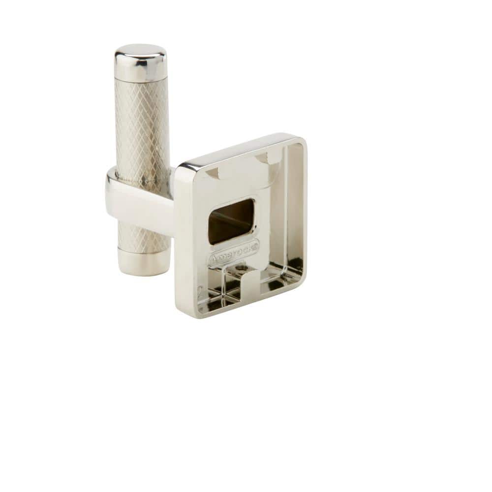 Polished Nickel Single Prong Wall Mounted Robe Hook