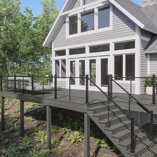 Cable Rail 5 ft. Stainless Steel Cable with Hardware Kit for Cable Railing System