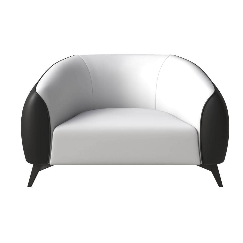 Front view of the single-seater armchair.