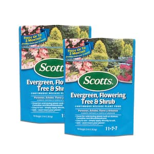 3 lbs. Evergreen Flowering Tree and Shrub Continuous Release Plant Food (2-Pack)