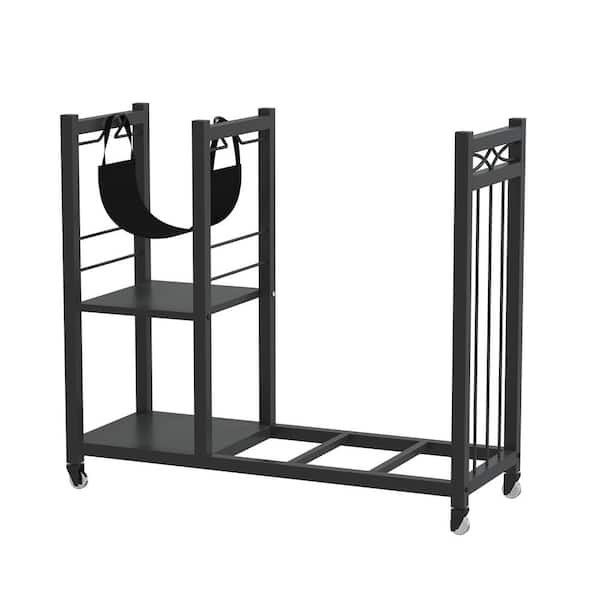 Cascia 31 in. W Metal Log Firewood Rack