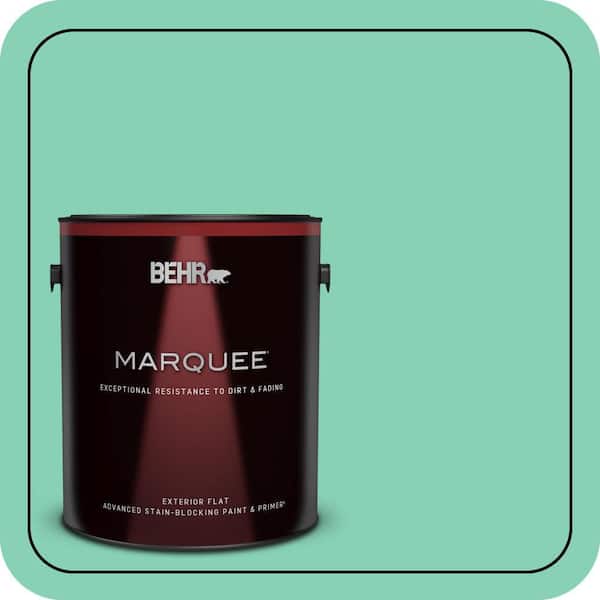 BEHR MARQUEE 1 gal. #P420-3 Tropical Trail Flat Exterior Paint & Primer