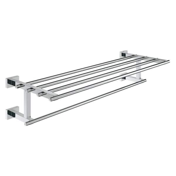 Essentials Cube 23-5/8 in. Multi Towel Bar in Chrome