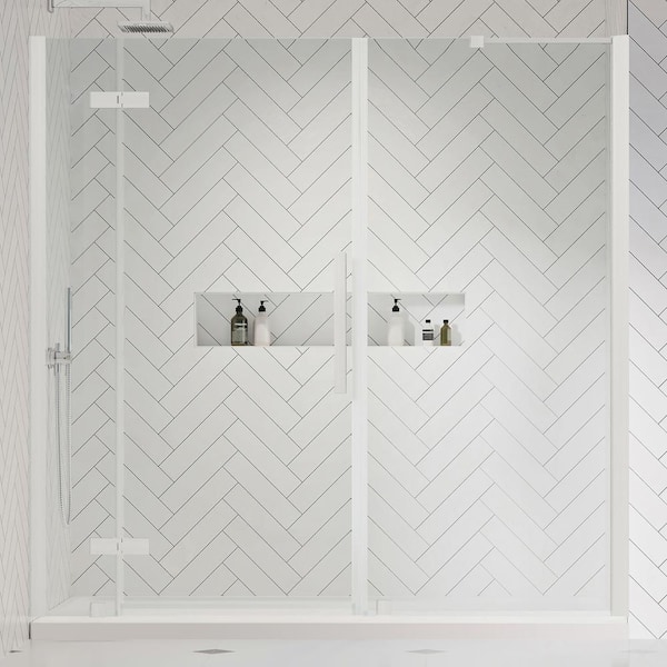 Ove Decors Tampa 72 In L X 36 In W X 75 In H Alcove Shower Kit W