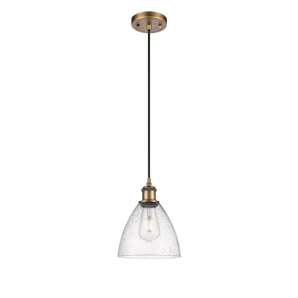 Ballston 11'' Mini Pendant in Polished Nickel and Brass with LED Option