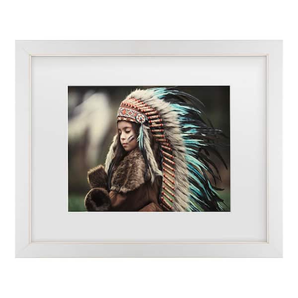 Trademark Fine Art Carmit Rozenzvig Chief of My Dreams Matted Framed Photography Wall Art 13 in. x 16 in