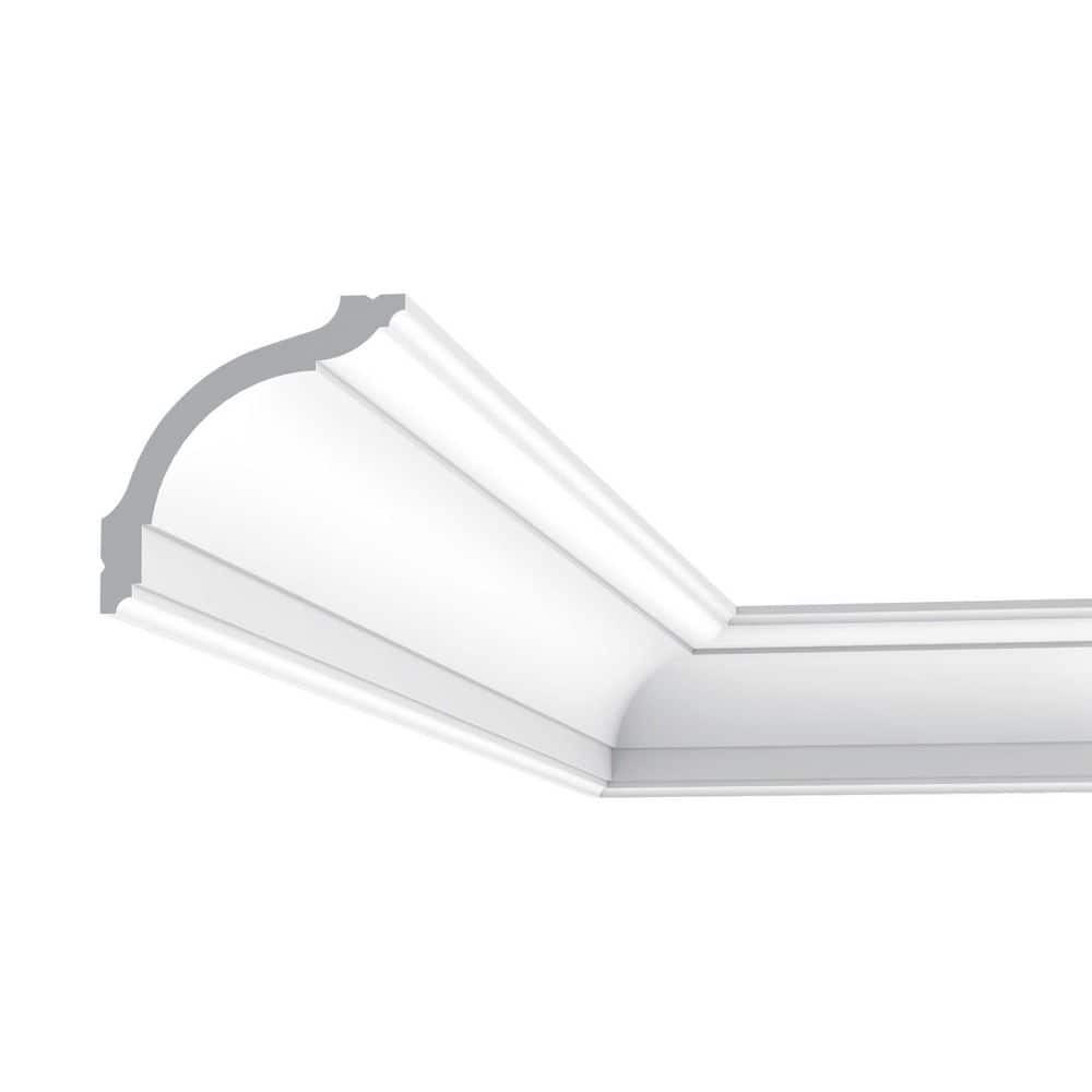 Primed White Polystyrene Crown Moulding Set of 14