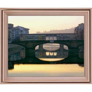"Ponte Vecchio" By Bill Philip Framed Print Culture Wall Art 28 in. x 34 in.