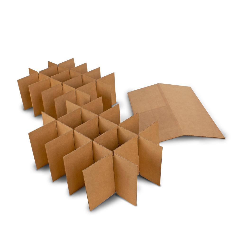 Beige Cardboard Glass Divider Kit for Kitchen and Garage