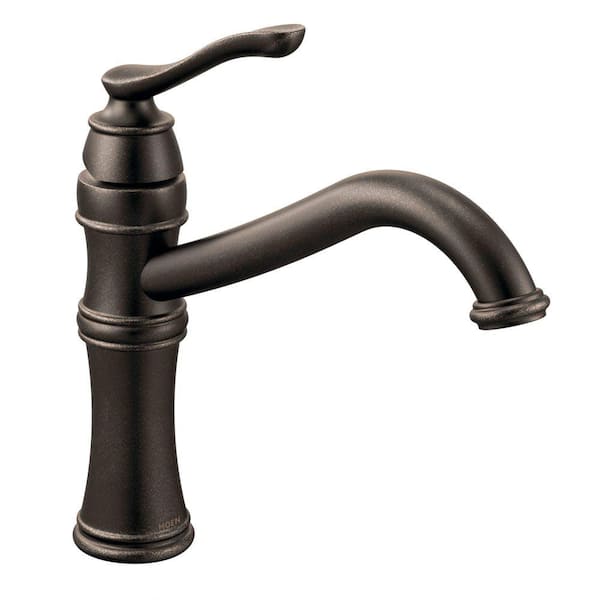 MOEN Belfield Single-Handle Standard Kitchen Faucet in Oil Rubbed Bronze