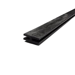 8 ft. Black Plastic Lattice Divider