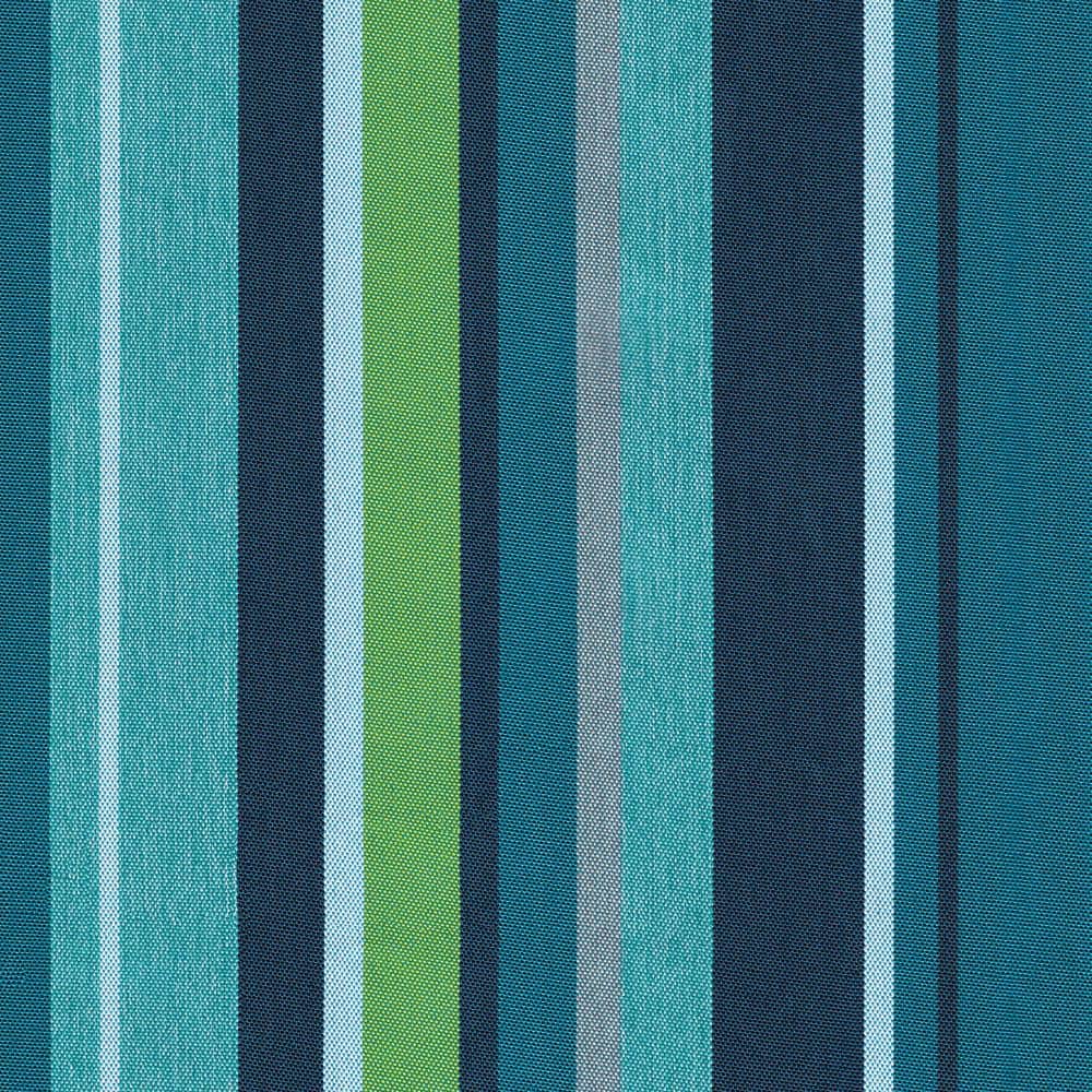 Colorful Nautical Stripe Poolside Outdoor Chair Cushion