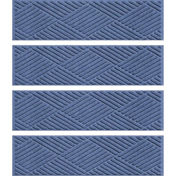 Bungalow Flooring Waterhog Diamonds 8.5 in. x 30 in. PET Polyester