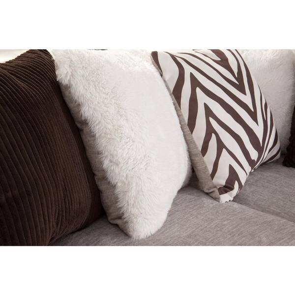 Large sofa outlet pillows back cushions