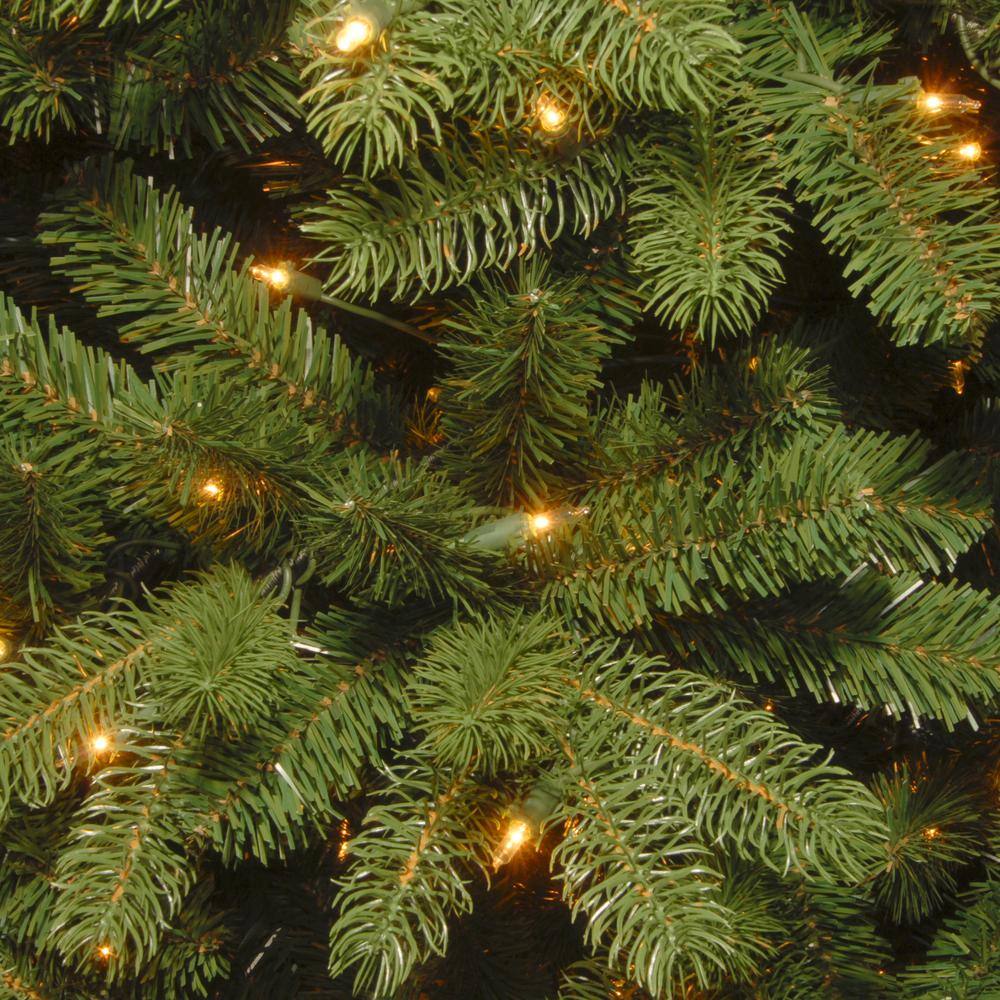 5' Prelit Newberry Spruce Artificial Christmas Tree with Dual Color LED Lights