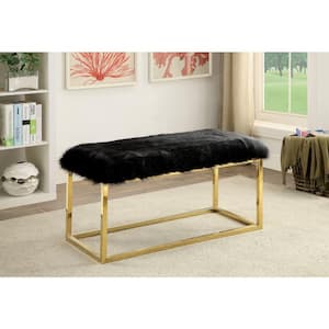 Archdale Black Bench (19.75 in. H x 40 in. W x 19 in. D)